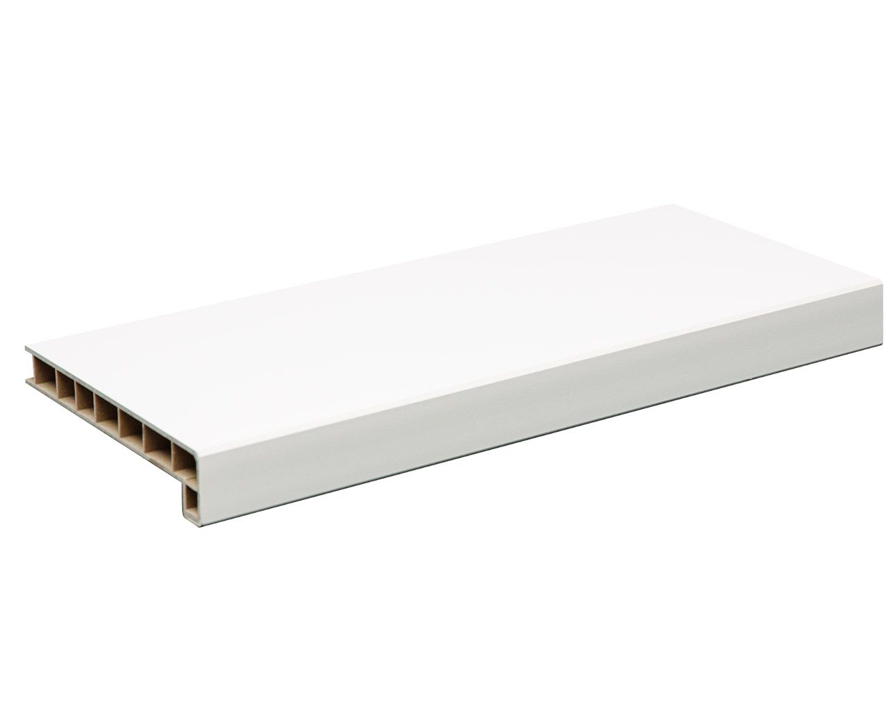 Подоконник пластиковый Möller LD 40 /450/ белый /6,0м/ (clean-touch)