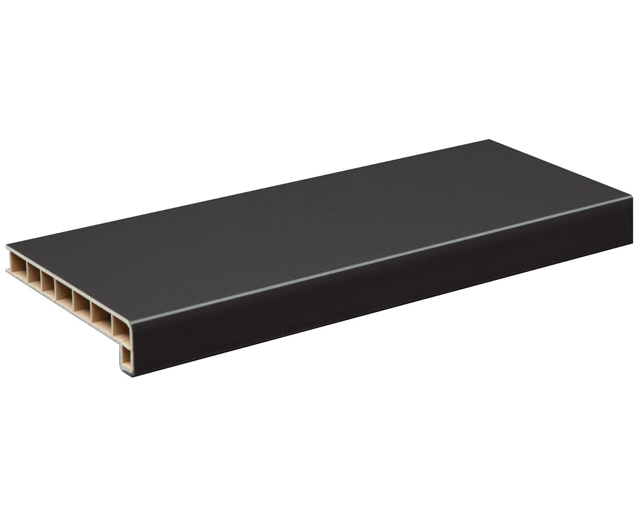 Подоконник пластиковый Möller LD 40 /500/ ЧЁРНЫЙ /6,0м/ (clean-touch)
